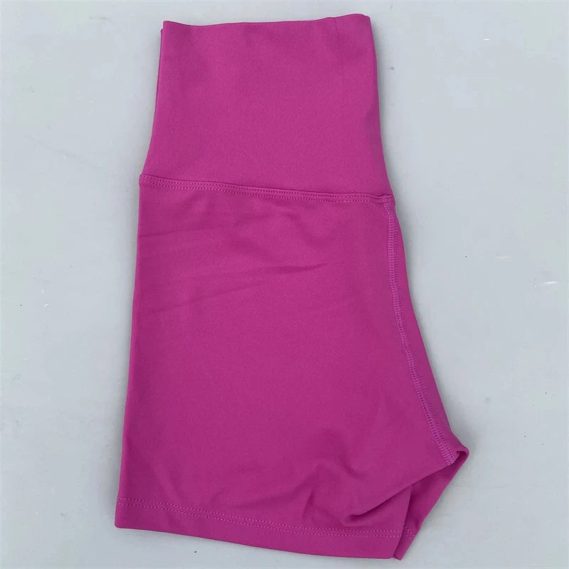 Short de sport pour femmes, shorts de yoga, shorts de sport taille haute, leggings courts d'entraînement, pantacourts de fitness, cyclisme de course, vêtements de sport doux et ajustés