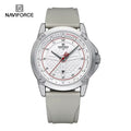 NAVIFORCE Top Fashion Brand Men's Quartz Sport Watches 3ATM Waterproof Casual Date Display Silicone Strap Man Classic Wristwatch