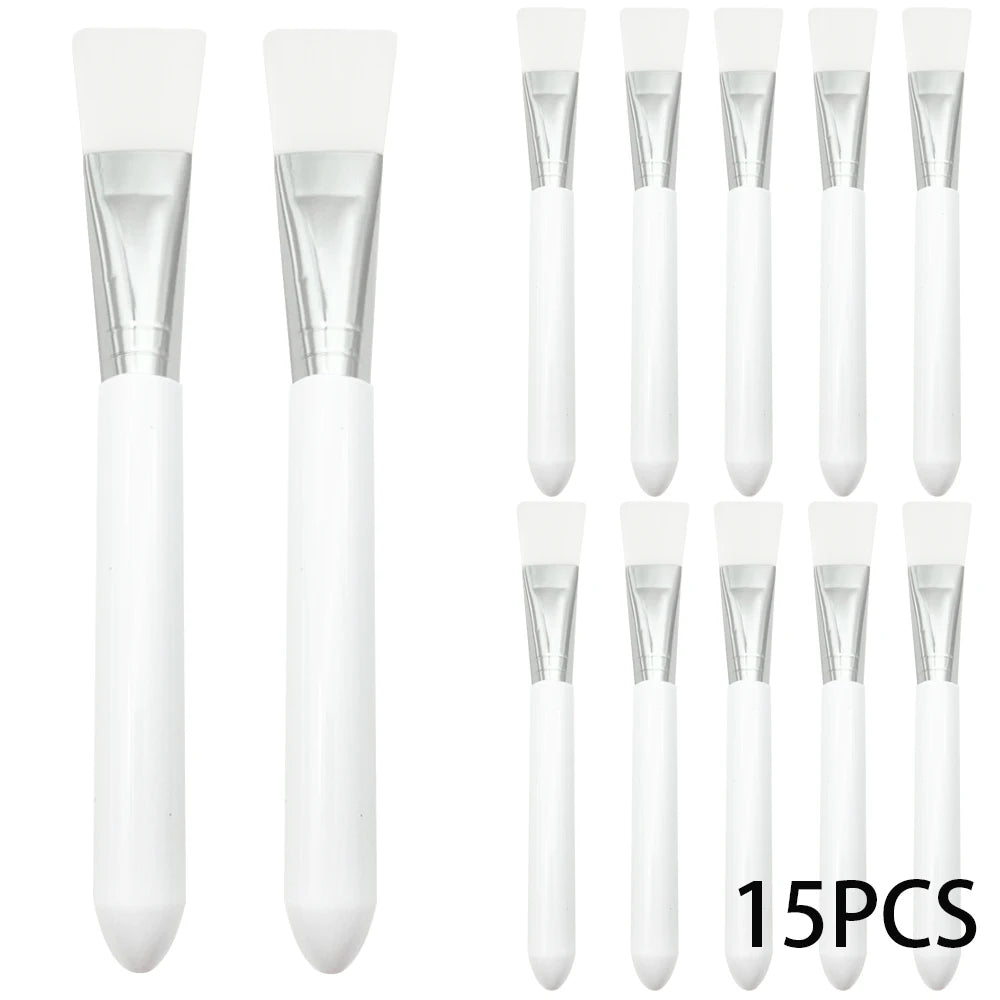 3/5/15 Pcs Brosse Masque Facial Applicateur de Masque Transparent Pinceaux de Maquillage pour Femmes Filles Esthéticienne Masque Facial Outils de Bricolage