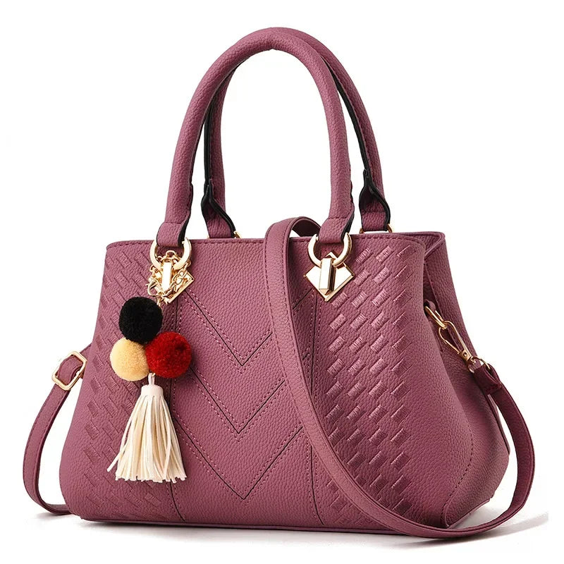 Nouveau sac à bandoulière pour femme, grande capacité, sac à main pour femme, sac à bandoulière en PU, sac seau portable, sacs messager pour dames, sacs cabas