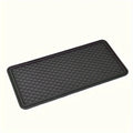 1 tapis antidérapant pour voiture avec laine adhésive, tapis en maille pour console centrale de voiture