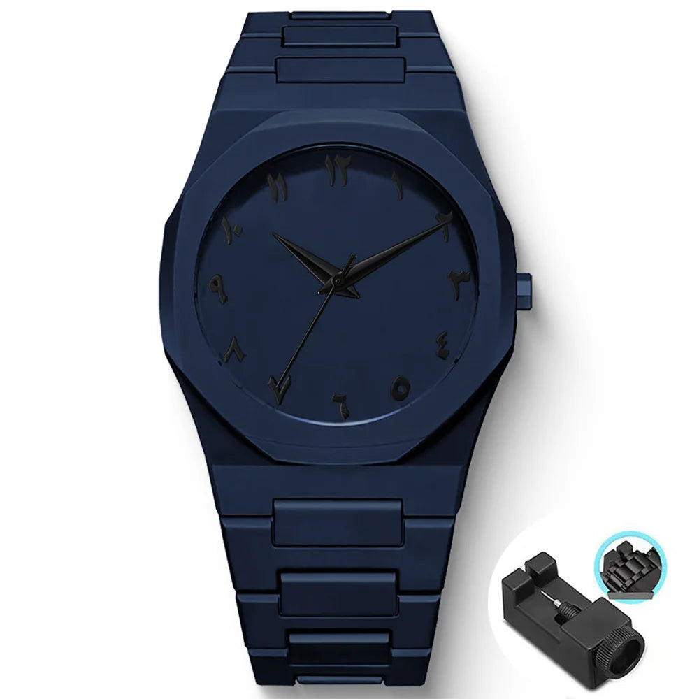 Montre à quartz simple pour hommes Fashion 2025, bracelet PC décontracté, montres étanches pour hommes