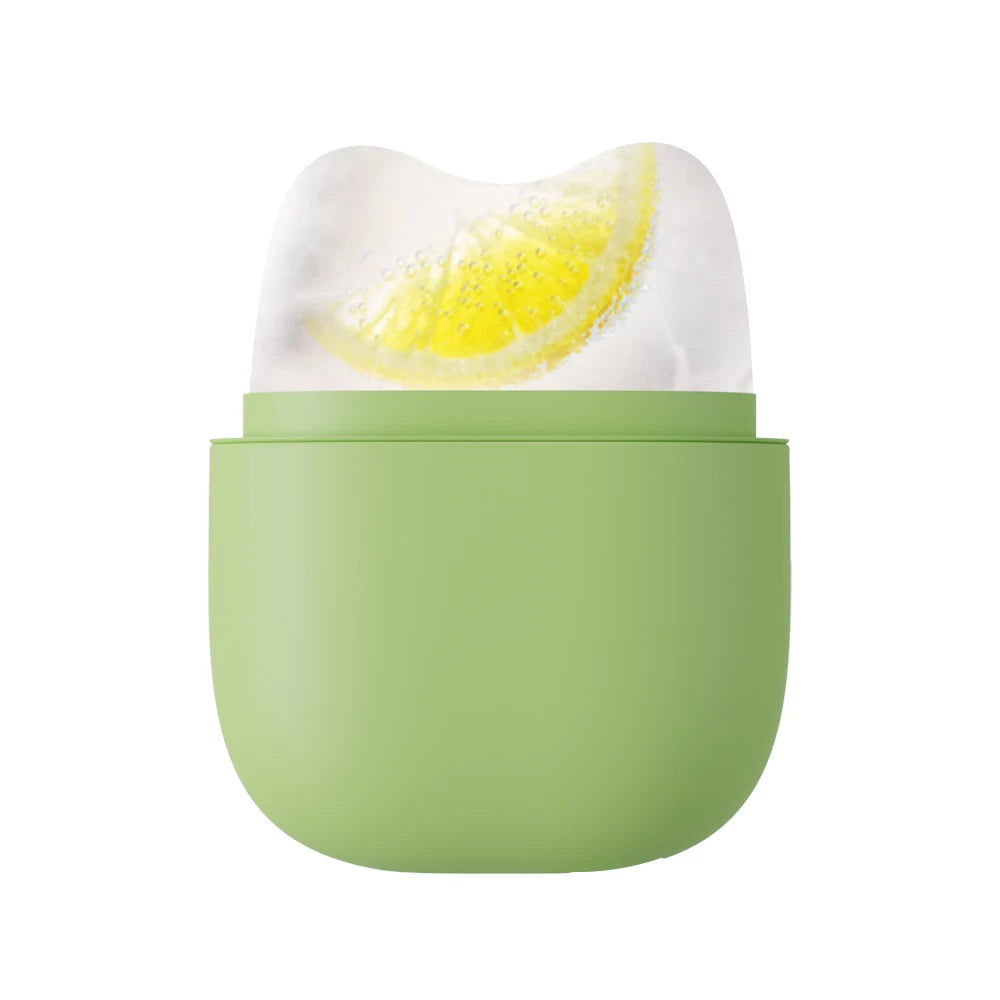 Rouleau de glace pour le visage et les yeux, moule à glace en silicone pour massage du visage, soulagement des poches, masseur facial, outils de soin de la peau, été