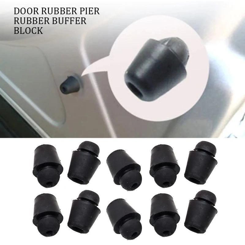 10x Joints d'amortissement en caoutchouc pour portière de voiture pour toutes les voitures X5 E53 Yaris Accessoires de voiture Tuning BMW F20