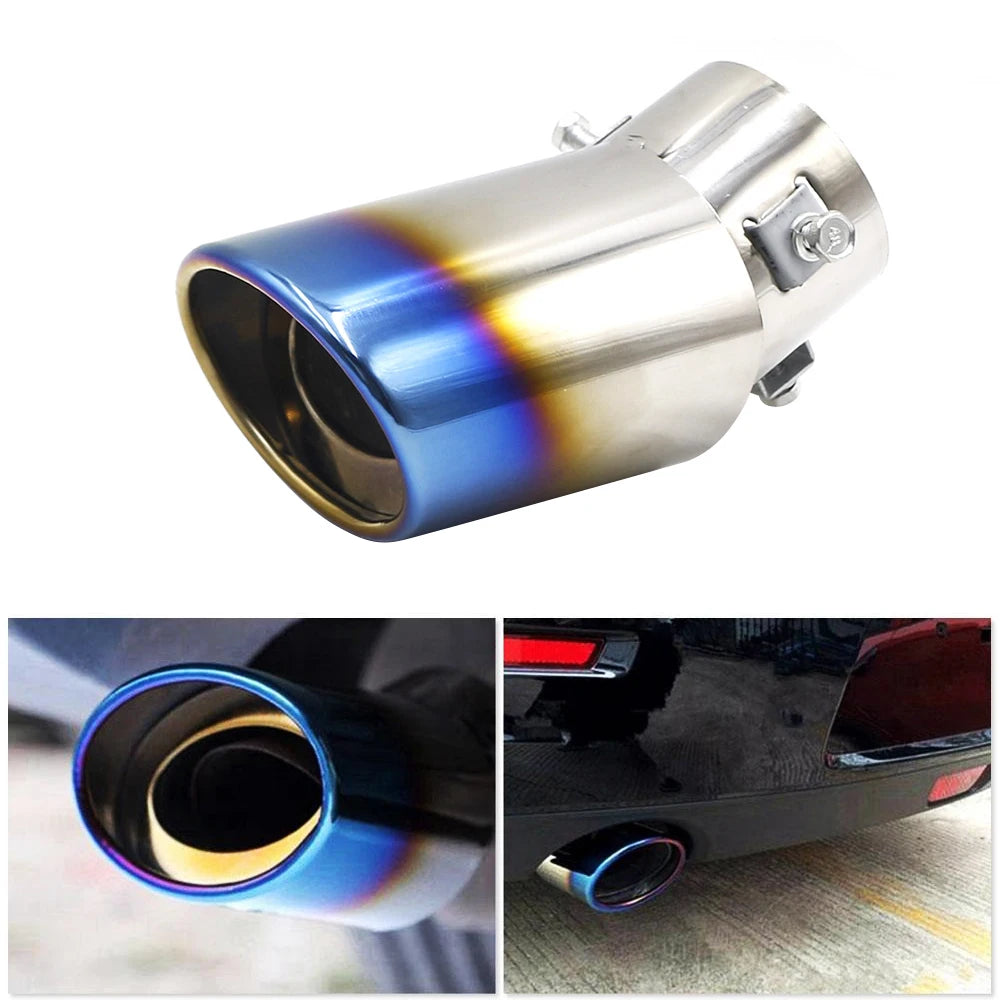 Embout de silencieux d'échappement rond en acier inoxydable pour BMW 335d M1 M-Zero M6 640i 640d E46 E90 F09 1 2 3 4 Série F