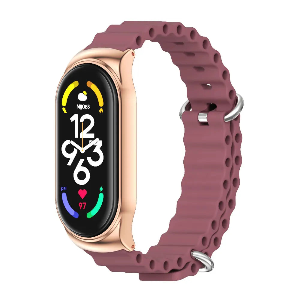 Bracelet pour Mi Band 10 9 8 7 6 5 Global Bracelet intelligent Pulseira pour Xiaomi Mi Band 8 NFC Accessoires de bracelet Miband 9 Band