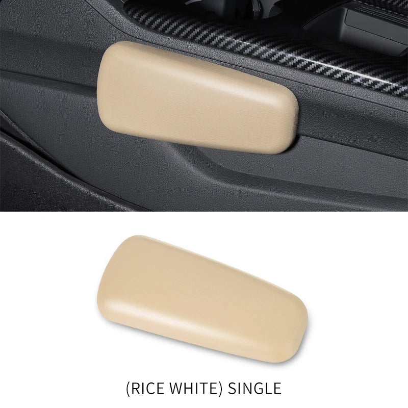 Accoudoir coude pour voiture, accoudoir en cuir souple, coussin de soutien confortable, accessoires d'intérieur de voiture, coussin de genou, coussins de porte de voiture