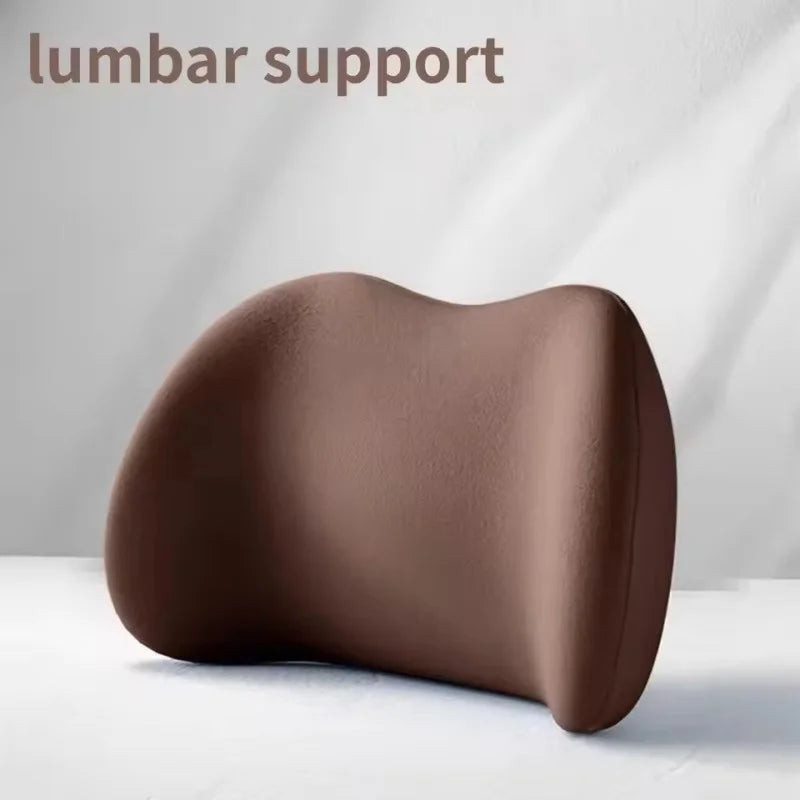 Coussin de siège de voiture, oreiller de protection de la taille, respirant, pour le soutien lombaire, accessoires de voiture de bureau