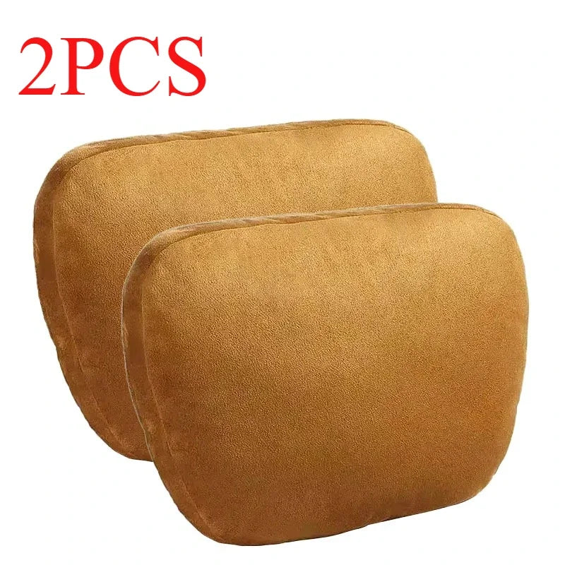 2 coussins d'appui-tête de voiture / Coussin de soutien cervical de siège style Maybach Classe S, doux, universel, réglable, haute qualité