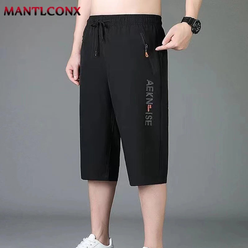 Shorts d'été pour homme, respirants, séchage rapide, taille élastique, décontractés, à la mode, pour le jogging, la course, la gym, le fitness.