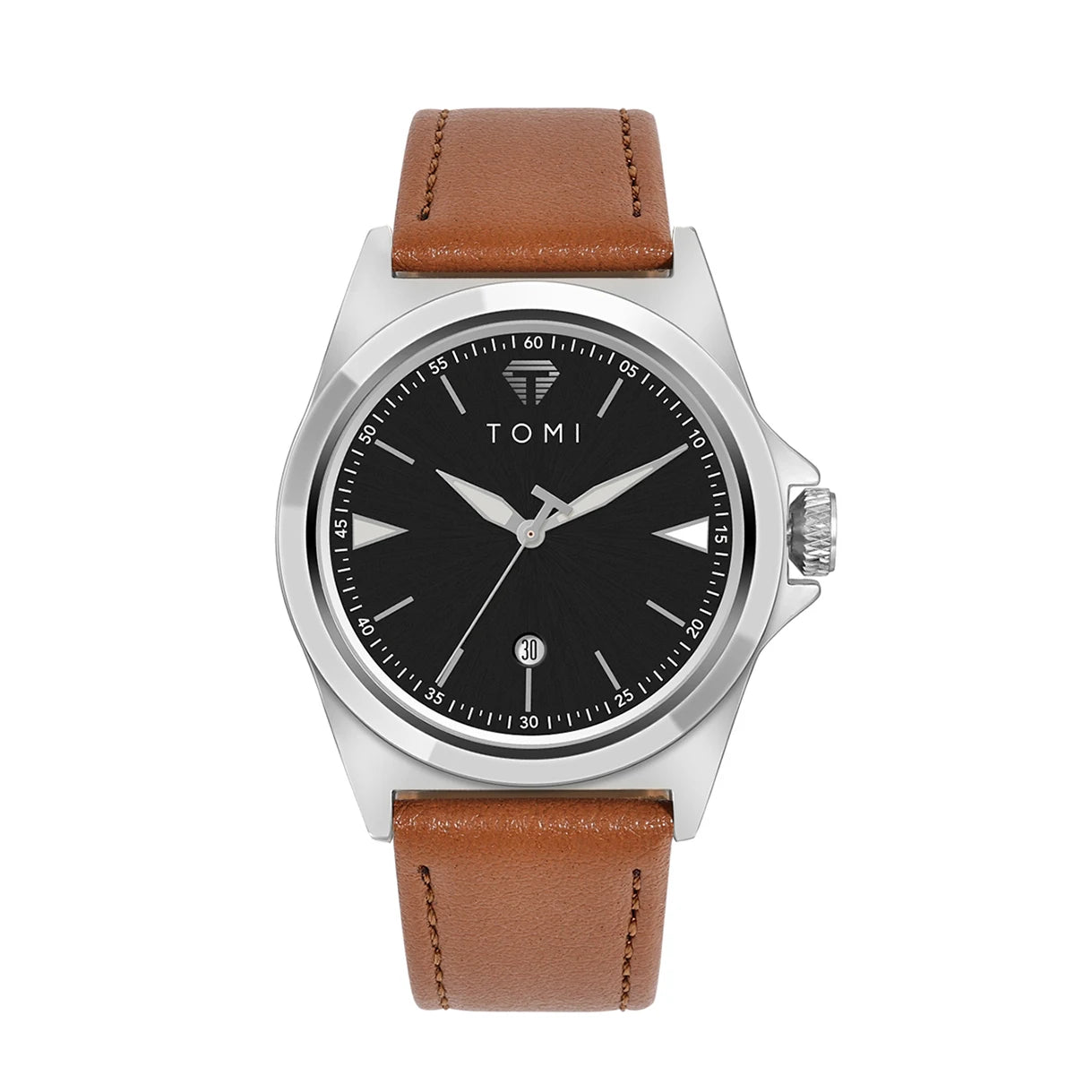Montre pour homme décontractée minimaliste TOMI, montre à quartz pour homme d'affaires, cadran rond, montre classique à la mode, cadeau