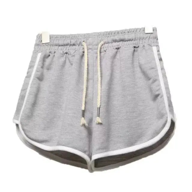 1 short décontracté d'été pour femme, couleur unie, short de sport pour fille, short de yoga taille moyenne pour femme, short ample pour étudiante S-3XL