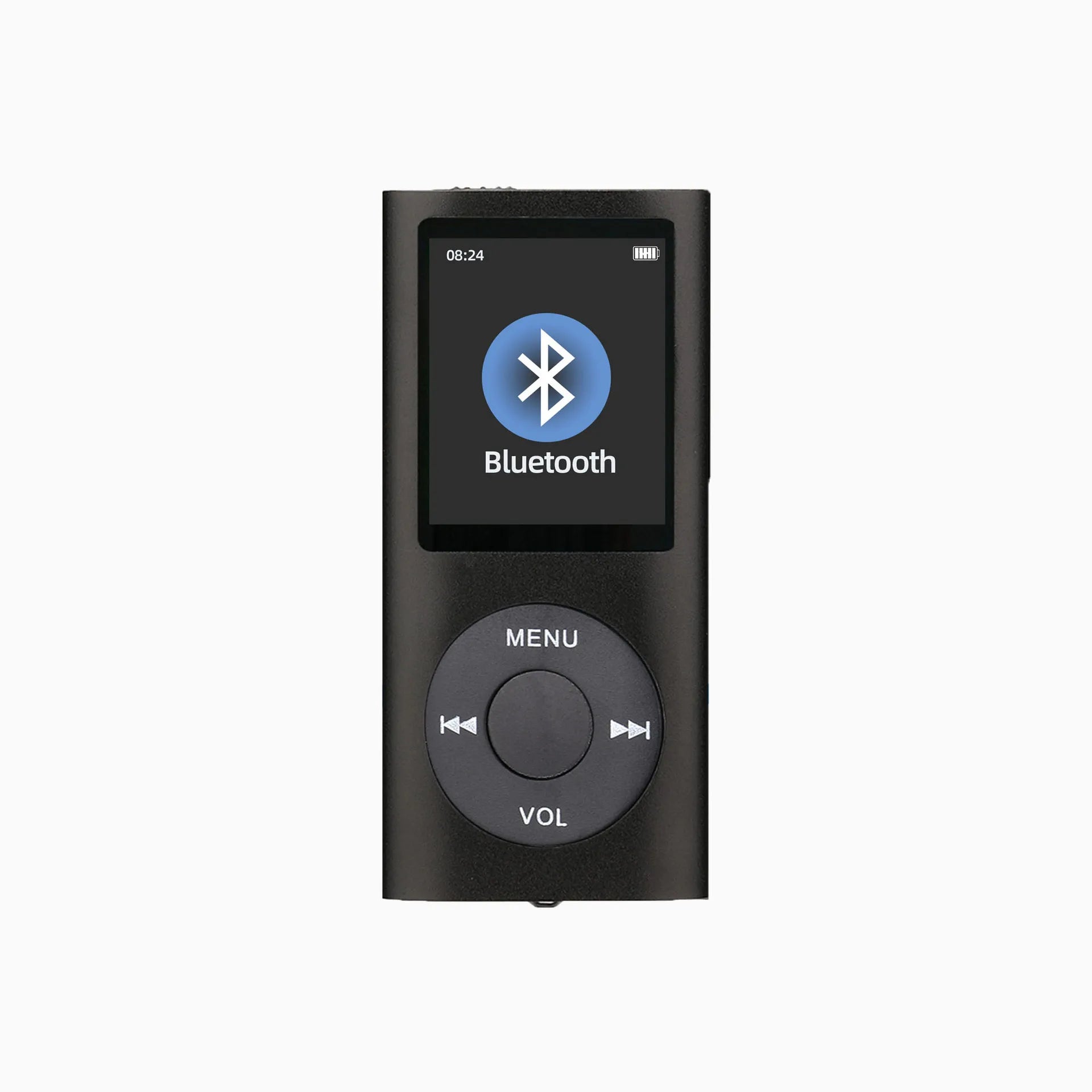 Lecteur MP3 avec écouteurs, câble de données, design élégant, multifonctionnel, son sans perte, écran LCD mince de 1,8 pouces, lecteurs de musique MP3 portables
