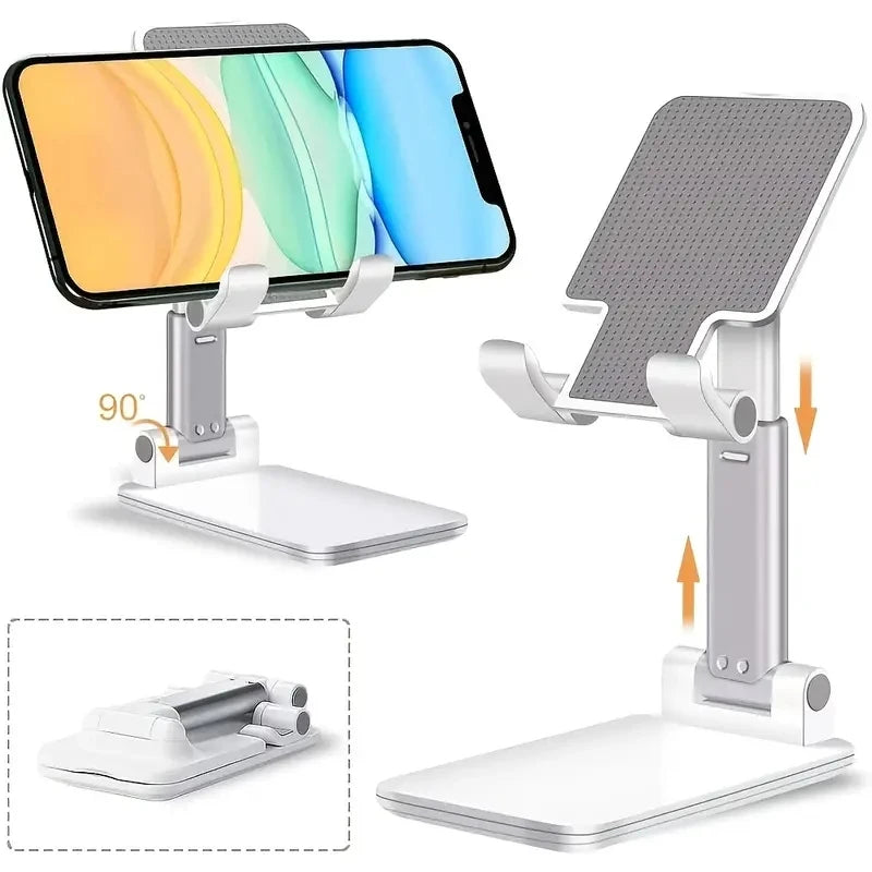 Support de téléphone portable de bureau pour iPhone iPad Xiaomi Support de tablette de bureau réglable Support universel de téléphone portable de table
