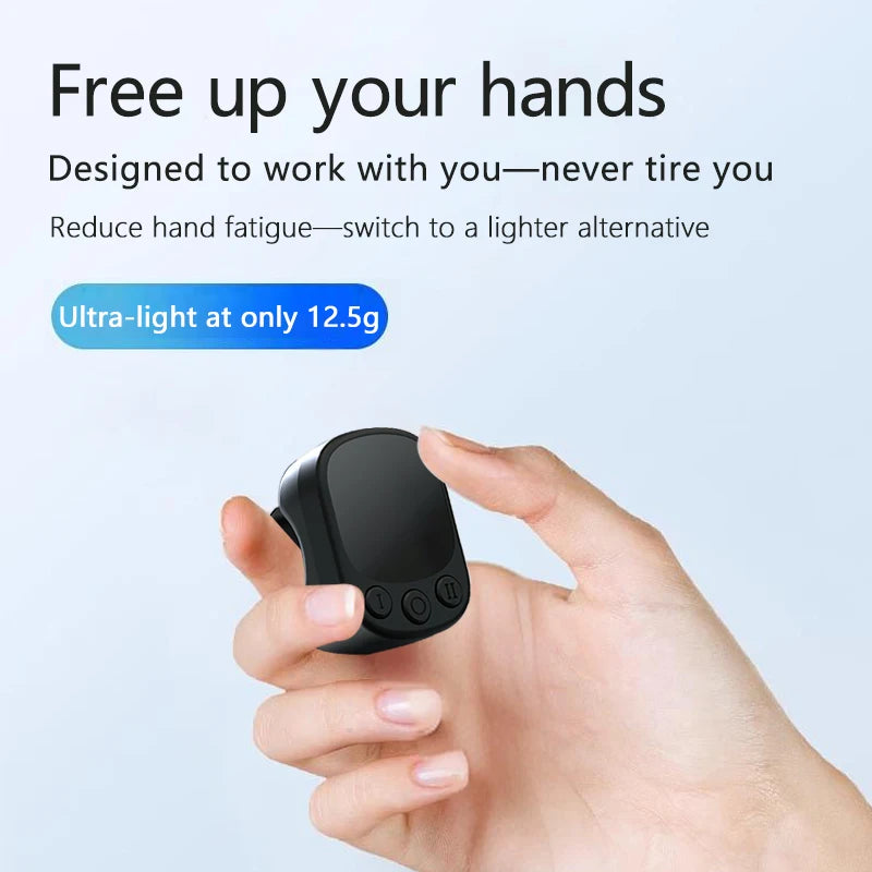 Bague de défilement TikTok Télécommande Tactile Déclencheur d'appareil photo Bague de souris pour le contrôle de courtes vidéos Compatible avec iPhone iPad