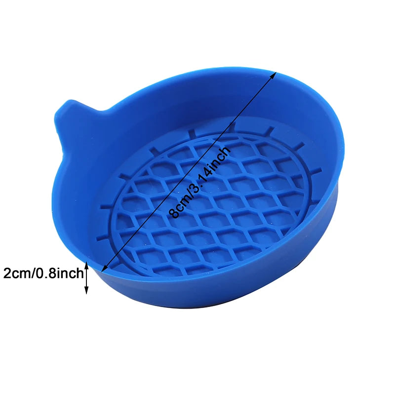 Sous-verre de voiture en silicone souple de 8 cm de diamètre, porte-gobelet antidérapant, étanche, antidérapant et anti-déversement, accessoires intérieurs automobiles universels.
