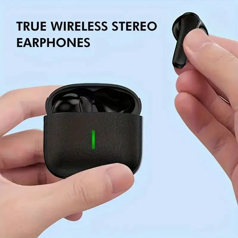 Écouteurs sans fil MINI5, casque Bluetooth 5.3 avec basses stéréo, écouteurs intra-auriculaires avec microphone, autonomie de 20 heures
