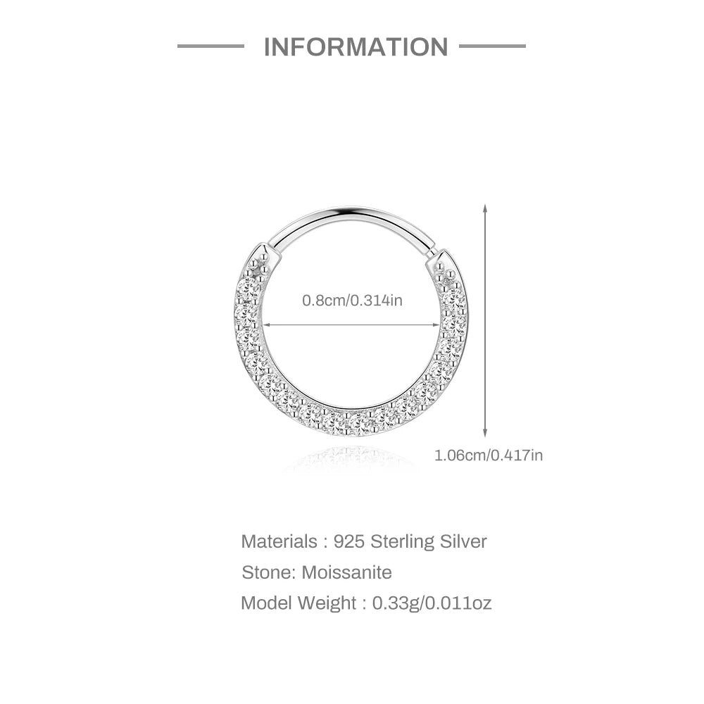 Aide Mini Boucles d'oreilles Moissanite 2/3/4mm pour femme, en Argent Sterling 925, Bijoux Tendance INS, Clous d'oreilles de Mariage, Brincos de Pratas