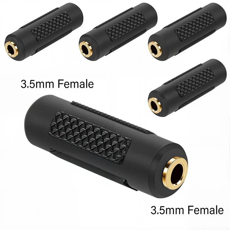 5 prises mono stéréo 3,5 mm 6,35 mm vers adaptateur de connecteur jack audio 3,5 mm 6,5 mm pour haut-parleur