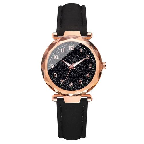 2 Pièces/Ensemble Montres Carrées Tendance pour Femmes Bracelet en Cuir Décontracté Montre à Quartz et Bracelet à Strass