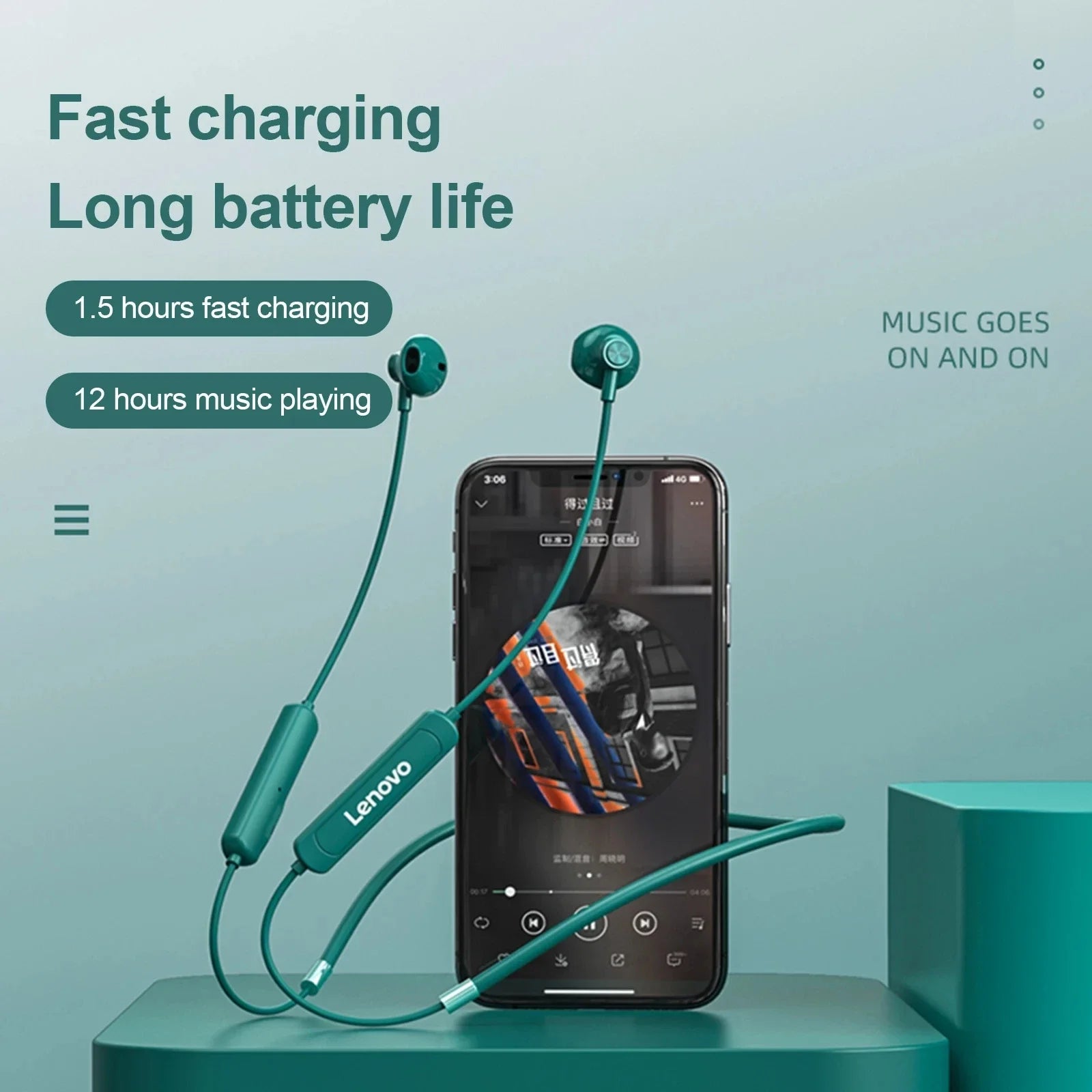 Nouveaux écouteurs sans fil Lenovo SH1, puce Bluetooth 5.0, qualité sonore HIFI, étanche IPX5, casque de sport, écouteurs magnétiques à tour de cou