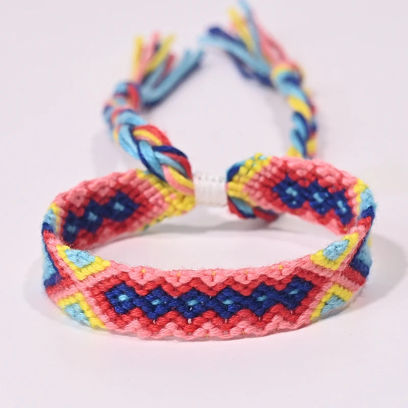 Bracelet d'amitié bohème tressé en corde pour femmes, style plage d'été, bijoux ethniques Nibir