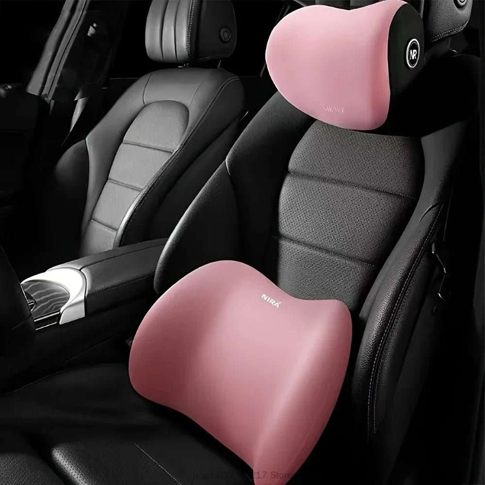 Support lombaire de voiture, protection de la taille, coton à mémoire de forme respirant, appui-tête universel toutes saisons, coussin de protection du cou