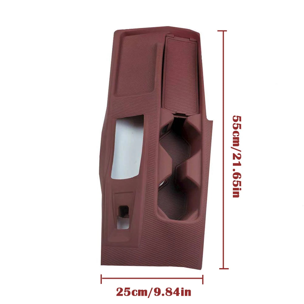 Pour Toyota Camry 9ème 2024-2025 Plaquette de protection anti-rayures pour console centrale et housse antidérapante en silicone pour porte-gobelet
