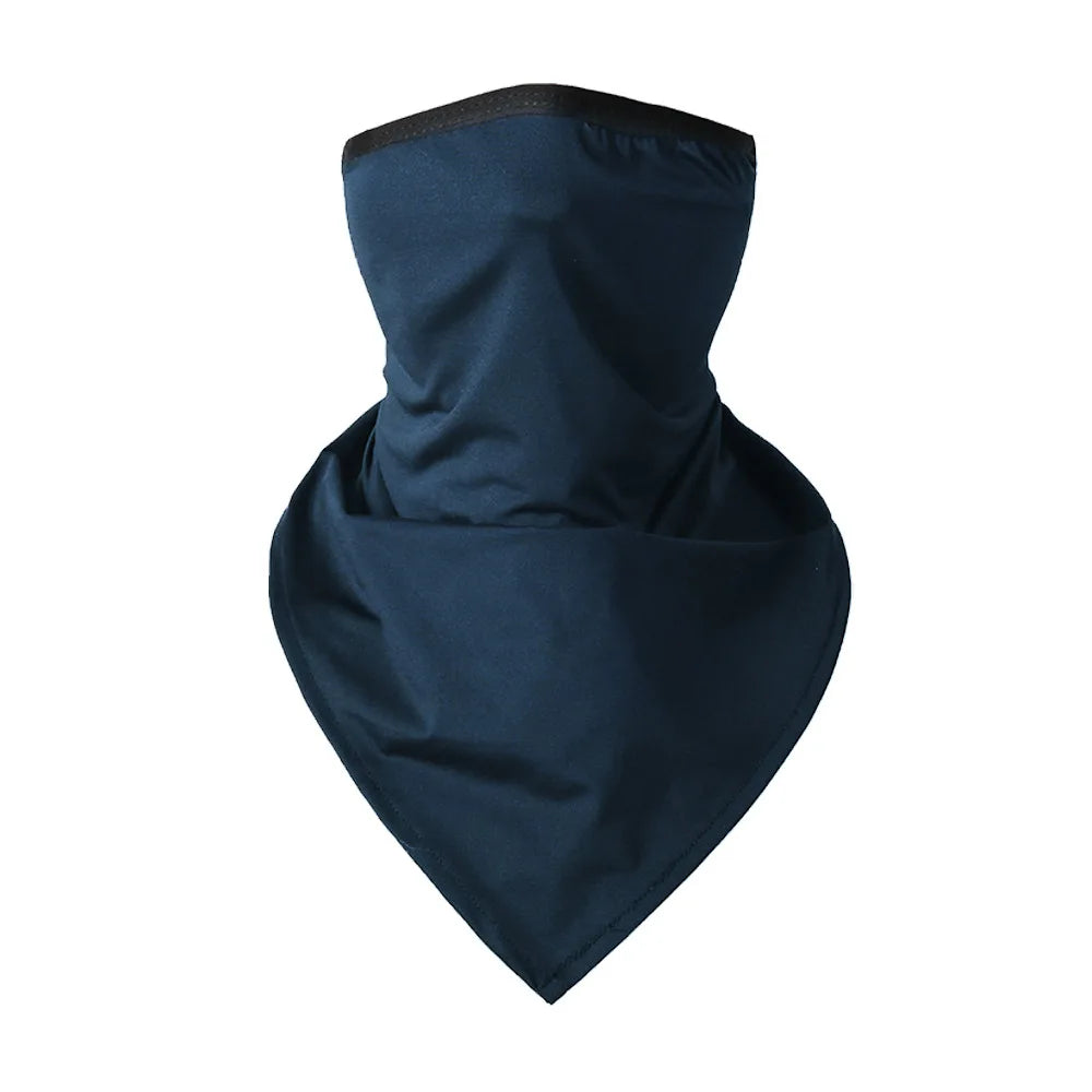 Cache-cou UV rafraîchissant pour l'été, masque de protection solaire avec boucles d'oreilles pour le cyclisme, la randonnée, les sports de plein air, séchage rapide, bandana respirant