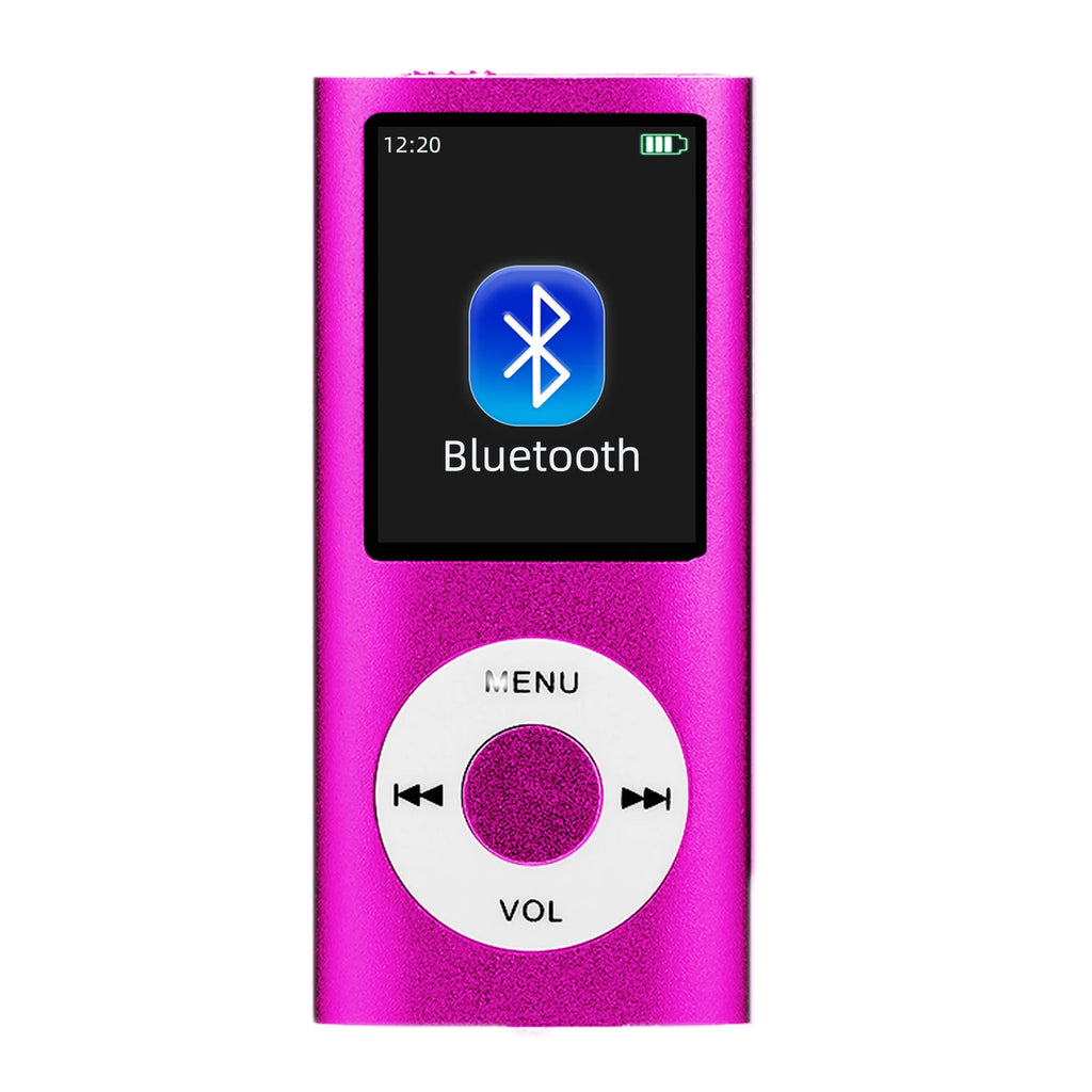 Lecteur MP3 avec écouteurs, câble de données, design élégant, multifonctionnel, son sans perte, écran LCD mince de 1,8 pouces, lecteurs de musique MP3 portables