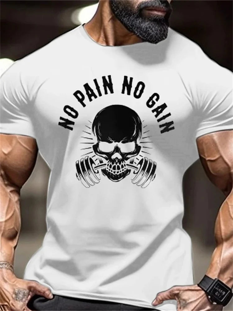 Nouveau T-shirt de Fitness pour Homme, Maillot de Sport Féroce pour la Gym, Haut à Manches Courtes à Séchage Rapide, Col Rond, Vêtements d'Entraînement de Compétition de Fitness