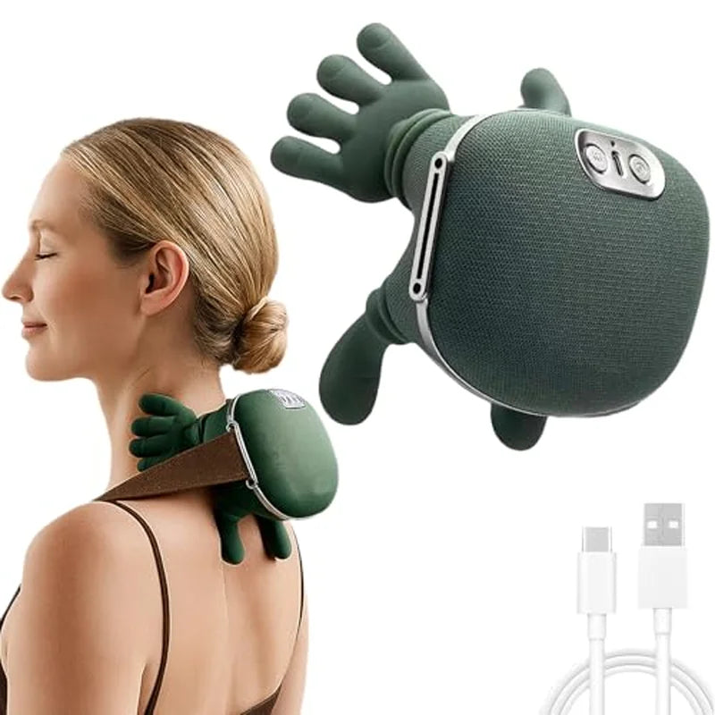 Nouvel appareil de massage pour les épaules et le cou, appareil de massage pour le cou, appareil de massage automatique pour les doigts (sans chauffage)