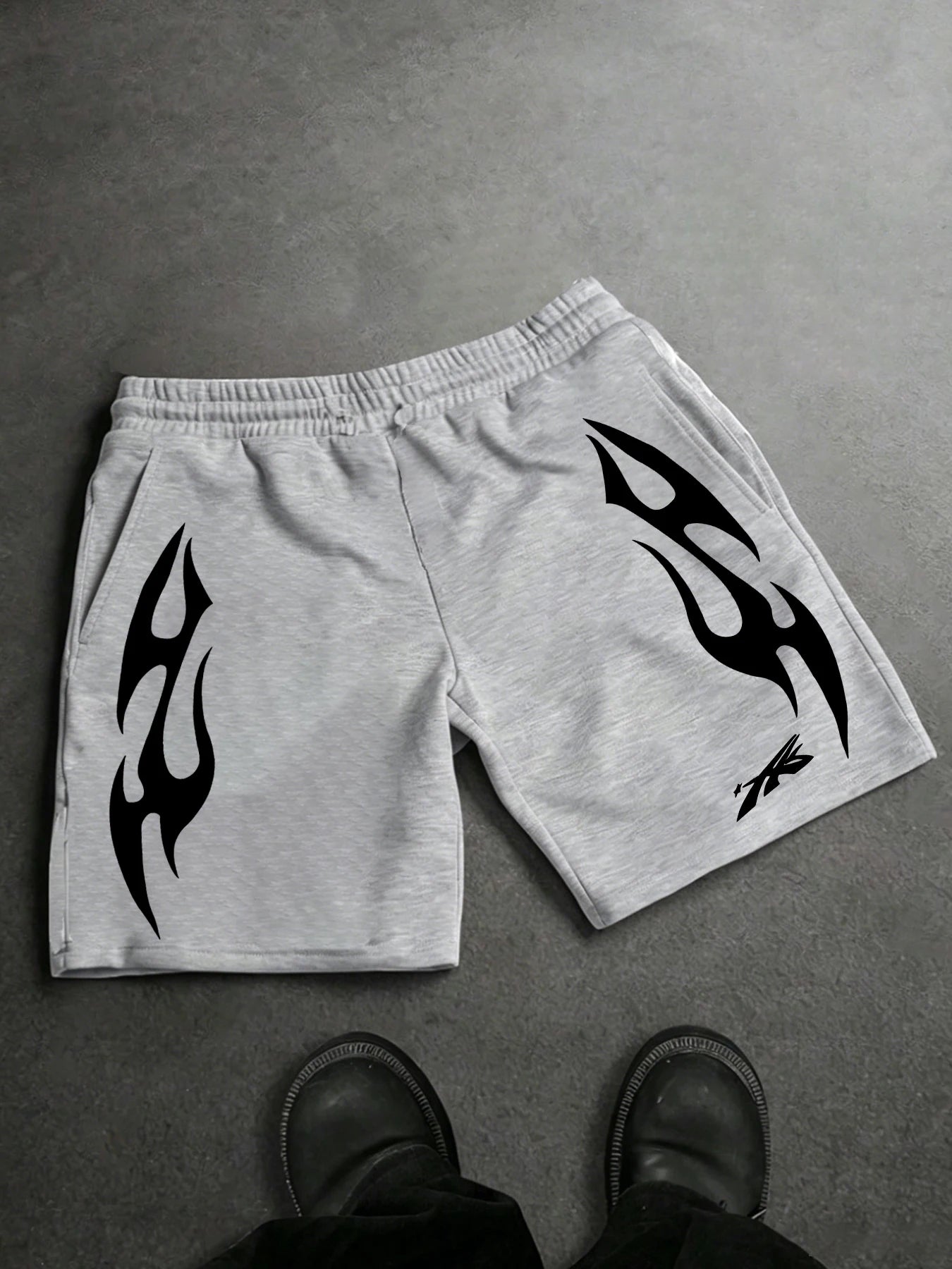 Shorts pour hommes de style américain, avec imprimés uniques ; coupe ample, polyvalents, pour le sport ou les loisirs estivaux