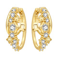 Orstarry S925 Sterling Silver Earring Twisted Pattern Earrings 18K Gold-plated Original Fashion Jewellery Women Gift