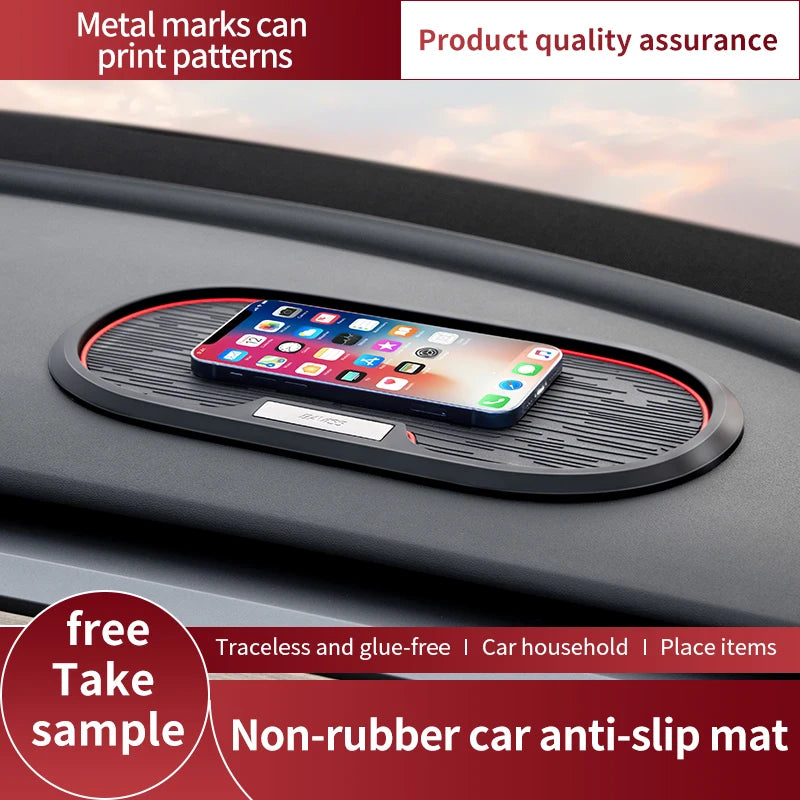 Car Anti-Slip Mat Dashboard Storage Pad Phone & Ornament Holder High Temperature Resistant Interior Accessories