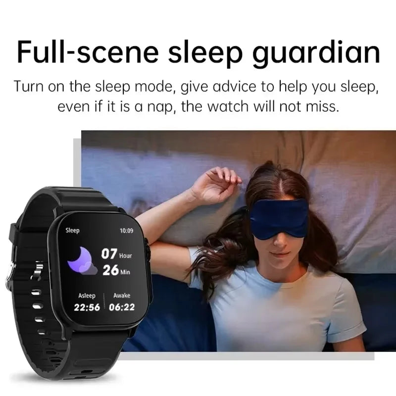 Nouvelle Montre Connectée Homme 49mm Série 8 Écran AMOLED 2.3" NFC Boussole Étanche Pour Apple Watch IWO Ultra 8 Montres Intelligentes 2025 Android