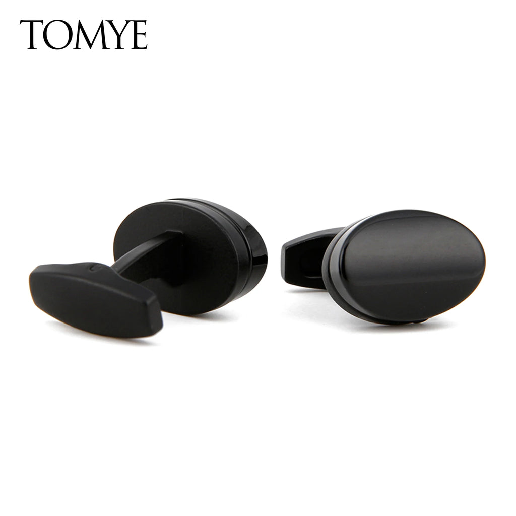 أزرار أكمام رجالية 2022 TOMYE XK22S055 كاجوال شخصية أزياء مستديرة سوداء رسمية أزرار أكمام قمصان فستان هدايا زفاف