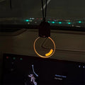 Car Hanging Ornament Interior Ambient Lighting Retro Small Bulb LED 2 Light Modes For Long Trips Daily Use Auto Decor Accessory