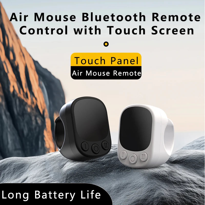 Bague de défilement TikTok Télécommande Tactile Déclencheur d'appareil photo Bague de souris pour le contrôle de courtes vidéos Compatible avec iPhone iPad