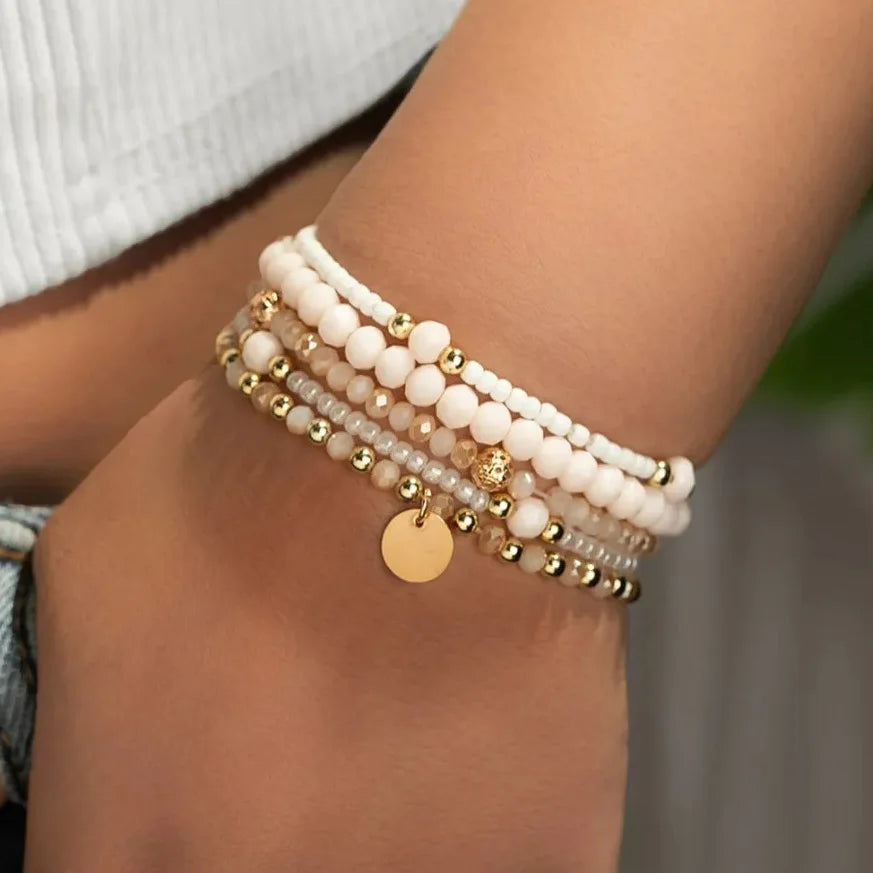 Ensemble de 3 Bracelets et Joncs Ouverts de Forme Irrégulière avec Lignes Torsadées Géométriques pour Femme, Accessoires de Style Punk Exagéré