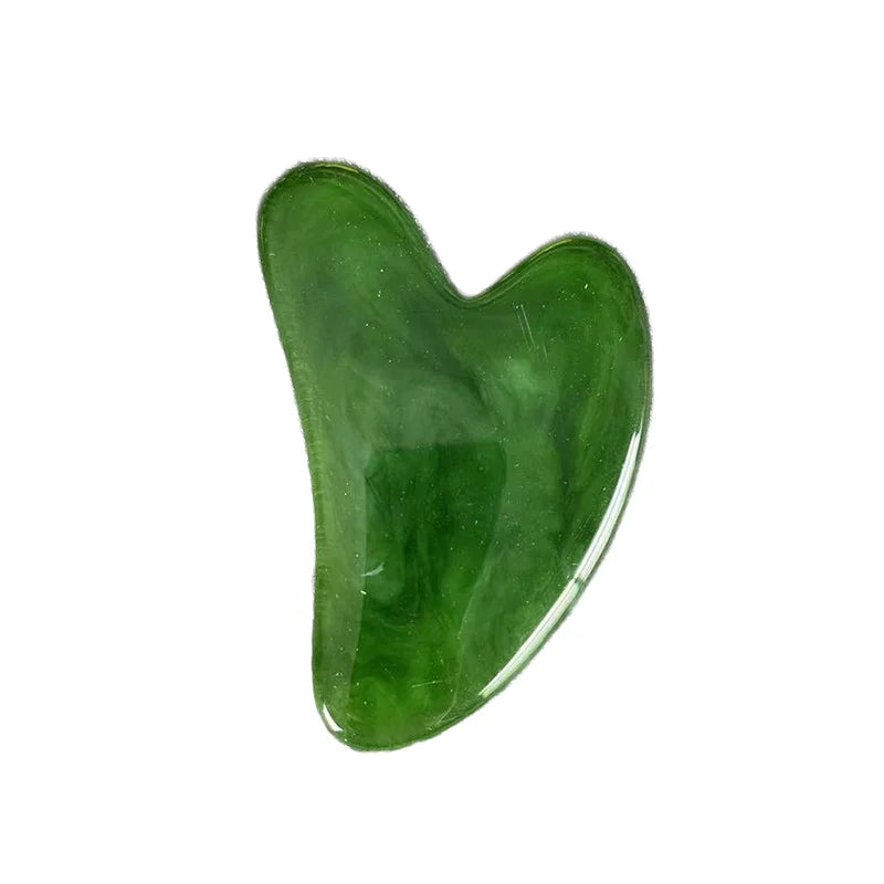 Outils de massage Gua Sha en jade naturel, grattoir en quartz rose, outil facial GuaSha pour le visage, le cou et le corps, prévient les rides, soins de beauté