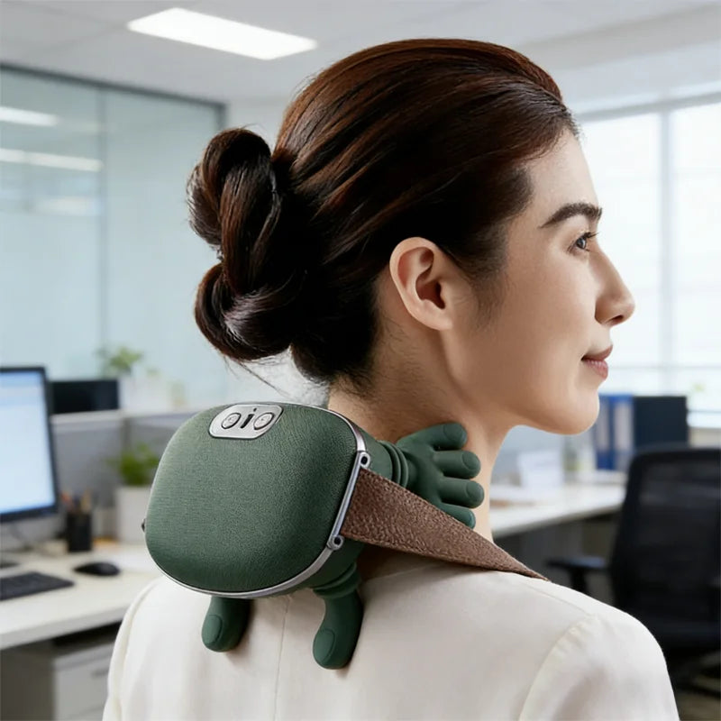 Nouvel appareil de massage pour les épaules et le cou, appareil de massage pour le cou, appareil de massage automatique pour les doigts (sans chauffage)