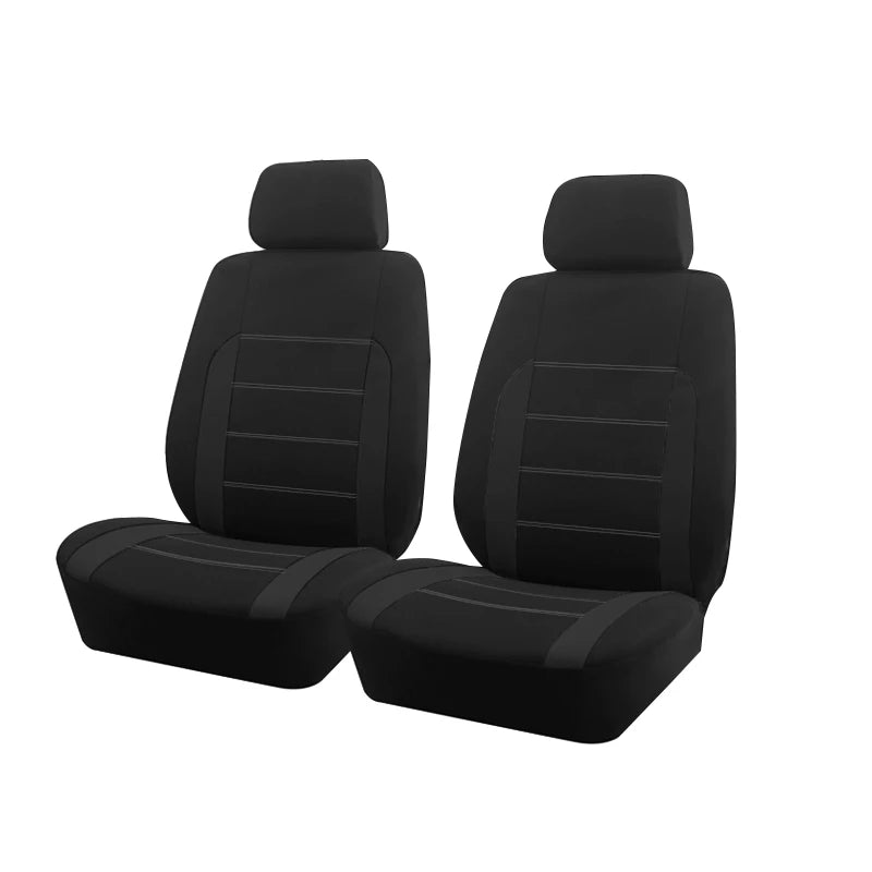 AUTO PLUS Housses de siège de voiture Taille universelle Adaptées à la plupart des voitures, SUV, camions, camionnettes Accessoires de voiture Housses de siège intérieures pour voiture Ensemble complet