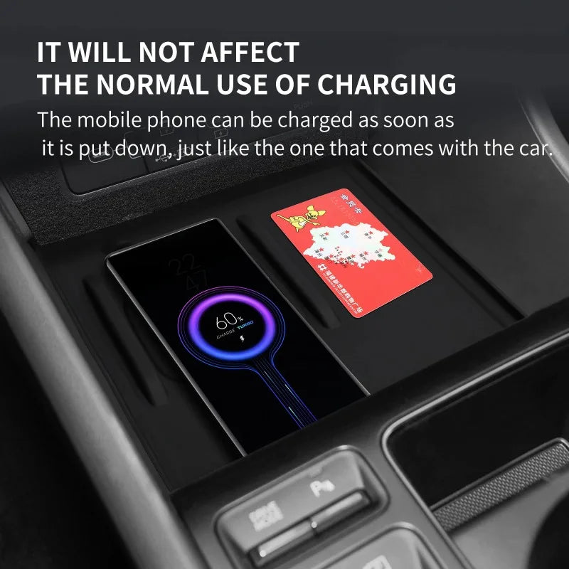 لسيارة هيونداي سوناتا 2024 N-line لوح مانع للانزلاق، شاحن لاسلكي للهاتف، لوح غير قابل للانزلاق، إكسسوارات سيليكون (اللوح فقط)