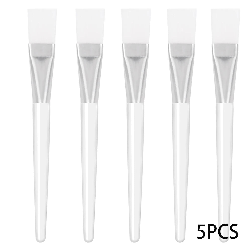 3/5/15 Pcs Brosse Masque Facial Applicateur de Masque Transparent Pinceaux de Maquillage pour Femmes Filles Esthéticienne Masque Facial Outils de Bricolage