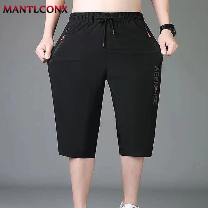 Shorts d'été pour homme, respirants, séchage rapide, taille élastique, décontractés, à la mode, pour le jogging, la course, la gym, le fitness.