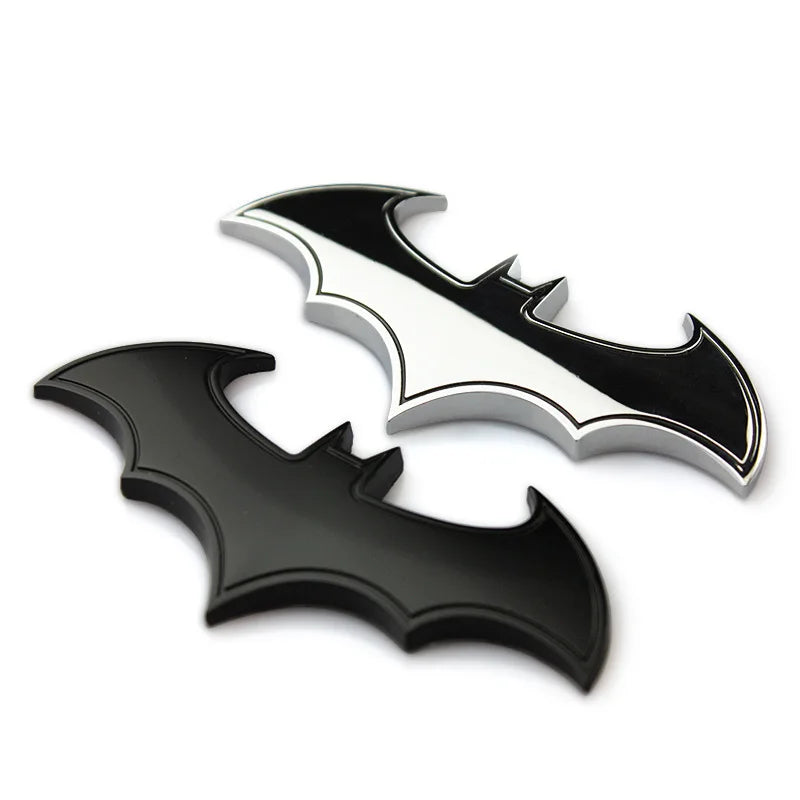 1 autocollant de voiture 3D en forme de chauve-souris, autocollant de décoration de moto, accessoires de style pour automobiles