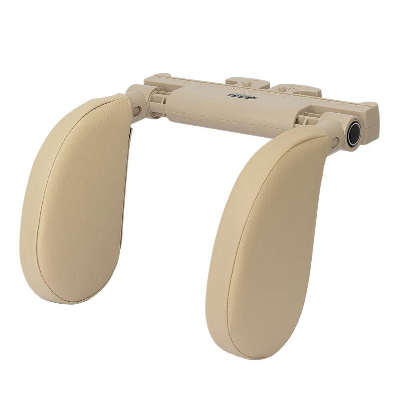 Coussin cervical automobile ergonomique réglable à 360° avec mousse à mémoire de forme et coussinets latéraux, appui-tête de sommeil à un clic pour les voyages en voiture BMW Benz