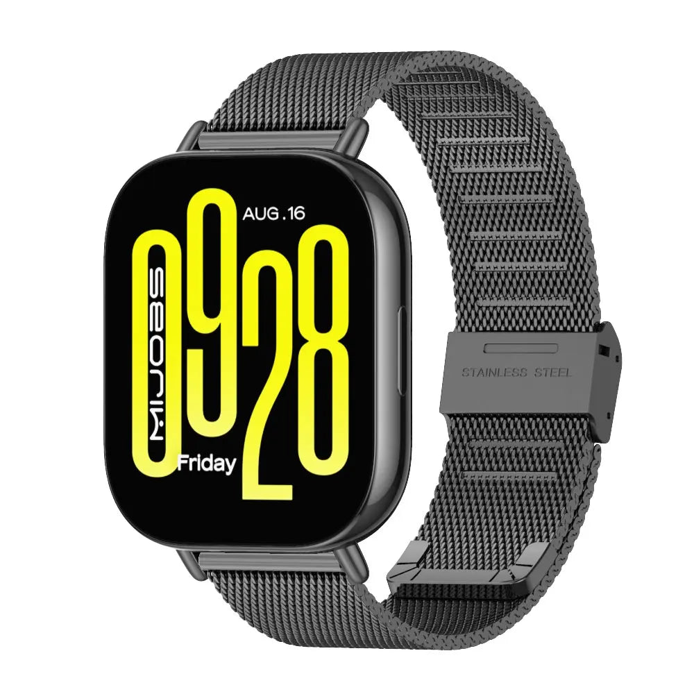 Bracelet de montre en métal pour Xiaomi Redmi Watch 5 Active / 5 Lite, bracelet de remplacement en acier inoxydable pour Redmi Watch 5 Lite