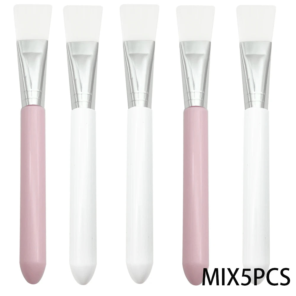 3/5/15 Pcs Brosse Masque Facial Applicateur de Masque Transparent Pinceaux de Maquillage pour Femmes Filles Esthéticienne Masque Facial Outils de Bricolage